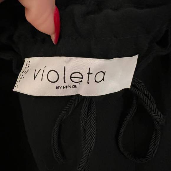 Black Violeta by MNG pants size Medium - Picture 3 of 7